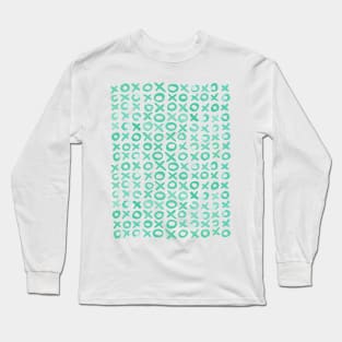 Xoxo valentine's day - aqua Long Sleeve T-Shirt